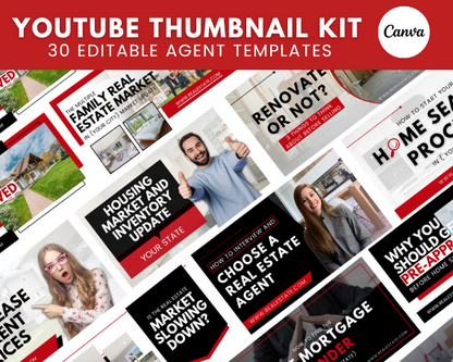 30 YouTube Thumbnails For Real Estate Agents